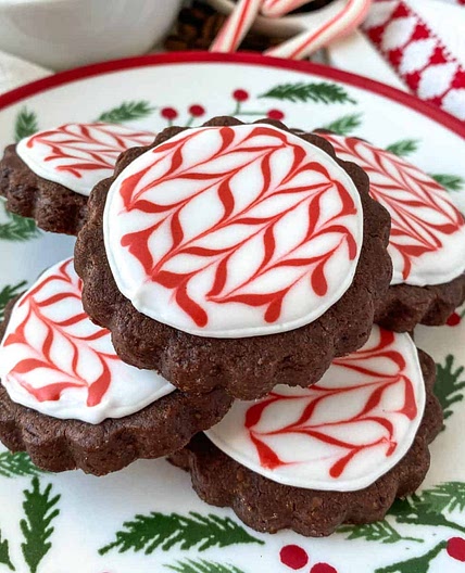 Peppermint Mocha Cookies