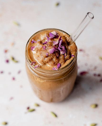 Rose Cardamom Cacao Frappuccino