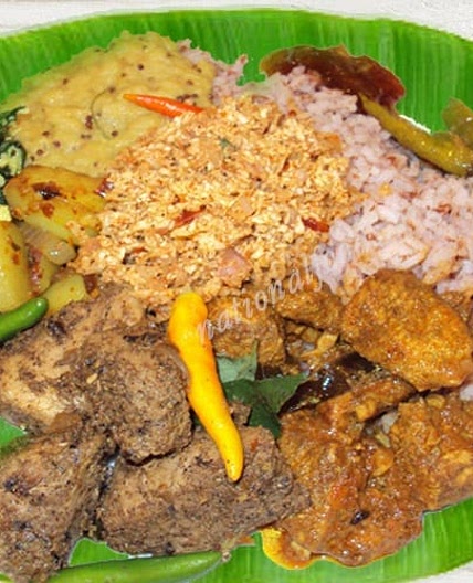 National Dish of Sri Lanka Rice and Curry