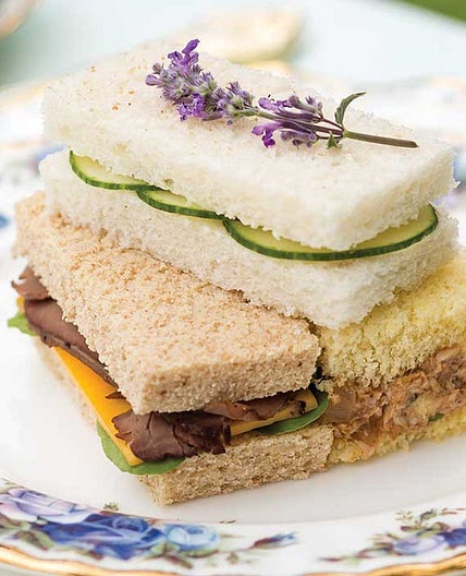 Roast Beef, Cheddar & Watercress Sandwiches