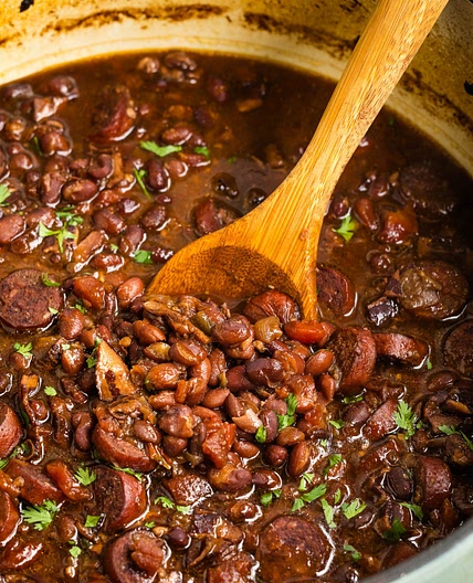Stovetop Smoked Sausage and Beans