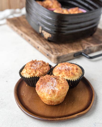 Cheesy Keto Airy Fryer Rolls (Nut Free, Gluten Free)