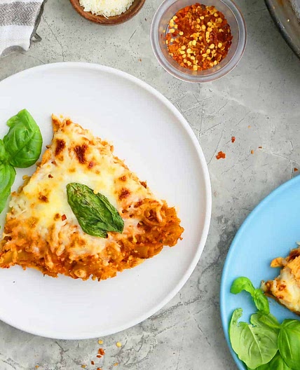 Leftover Pasta Pizza