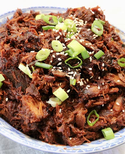 Tender Gochujang Pulled Pork Shoulder