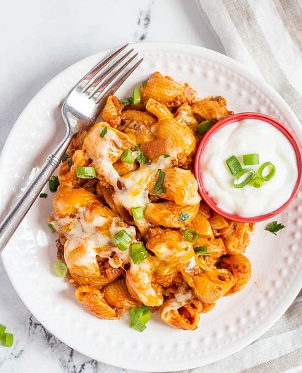 Cheesy Taco Pasta Bake