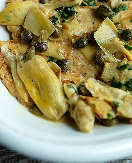 Chicken Piccata With Artichokes
