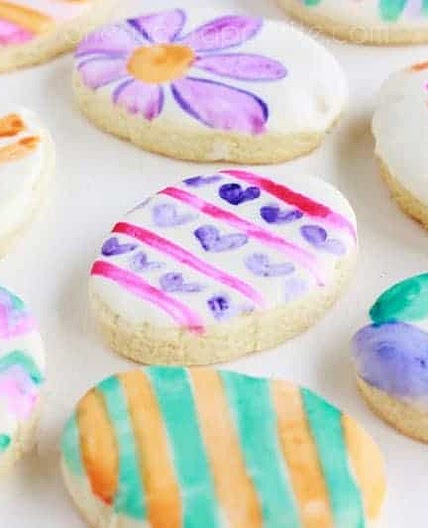 How To Decorate Watercolor Cookies