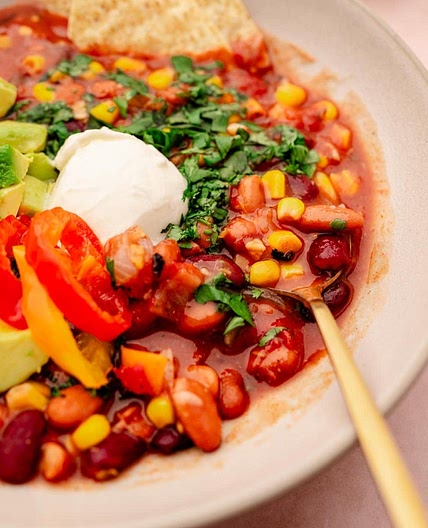 Slow Cooker Vegetarian Chili
