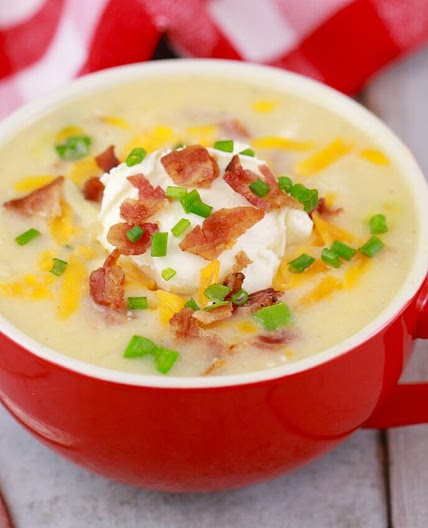 Loaded Baked Potato Soup In A Mug
