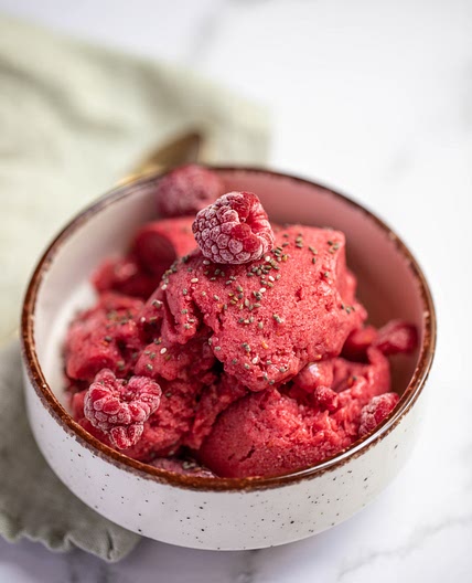 Raspberry Nice Cream