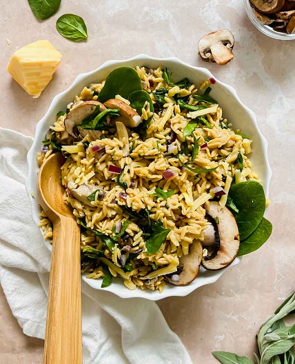 Mushroom Rice Pilaf