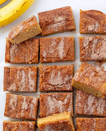 Banana Snickerdoodle Bars