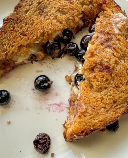 Dairy-Free Blueberry Grilled Cheese