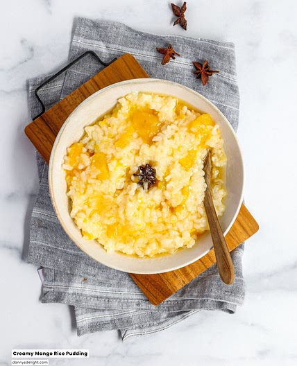 Creamy Mango Rice Pudding