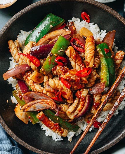 Spicy Squid Stir Fry (爆炒鱿鱼)