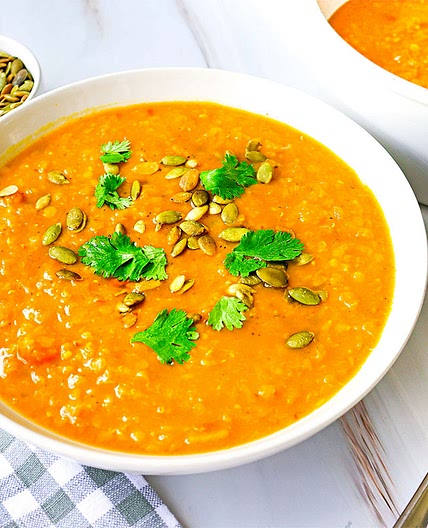 Pumpkin Lentil Soup