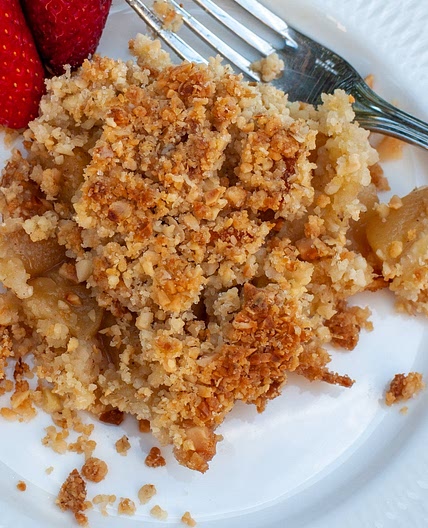 📋Overripe Pear Crumble Recipe With Almonds