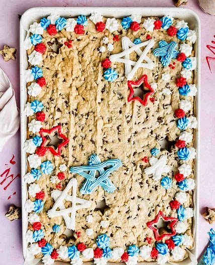 4th of July Cookie Cake