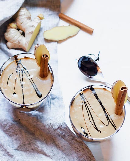 Healthy (No Fruit) Gingerbread Smoothie