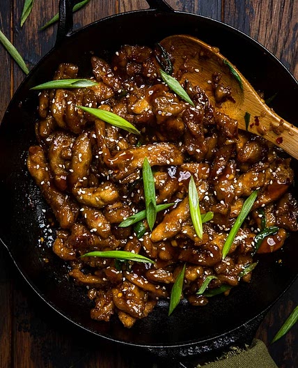 Vegan Mongolian Beef