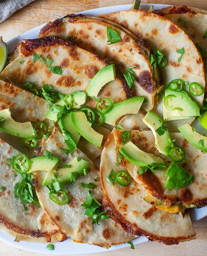Zucchini Quesadillas