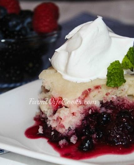 Mixed Berry Dump Cake
