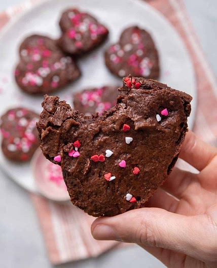 Fudgy Valentine Brownies