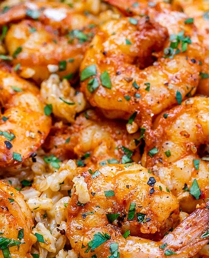 Easy Cajun Shrimp & Rice