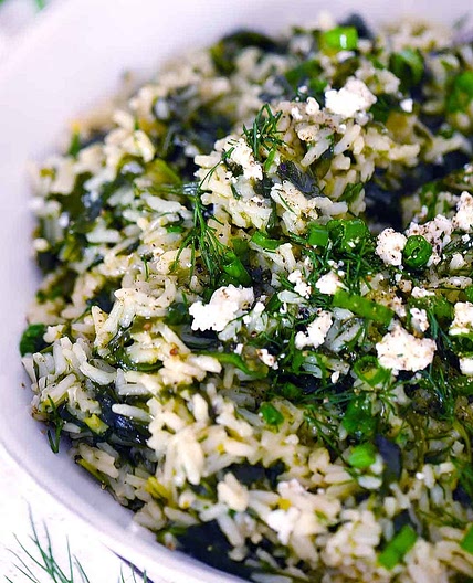 Spanakorizo (Greek Spinach and Rice)