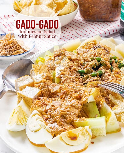 Gado-Gado - Indonesian Salad with Peanut Sauce