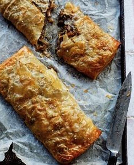 Mushroom Strudel - Chef Recipe by Antonio Carluccio