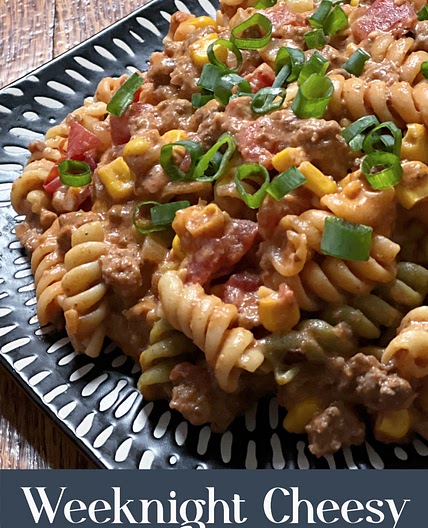 Weeknight Cheesy Taco Pasta