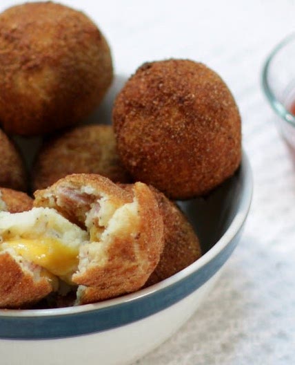 Bacon and Cheese Mashed Potato Balls