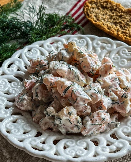 Creamy Swedish Shrimp Salad (Skagenröra)
