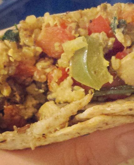 Healthy Teriyaki Chicken Wrap