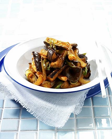 가지 버섯볶음 만드는 법