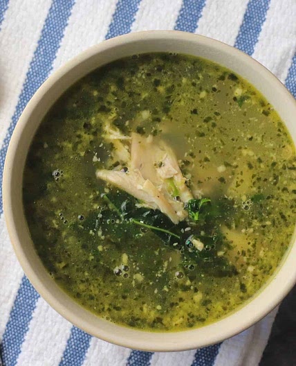Chicken Soup for Diabetics (Pesto Chicken)