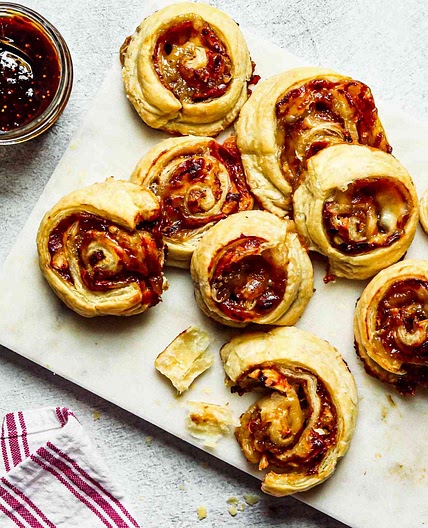 Fig & Brie Puff Pastry Roll