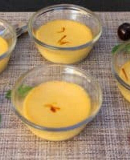 Aam Doi | Bengali Baked Mango and Yogurt Dessert