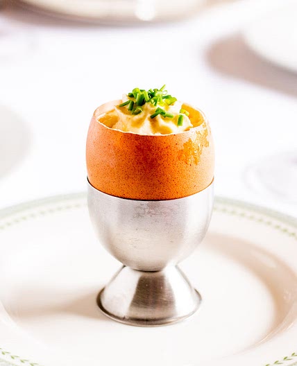 Chaud-froid d'oeuf Alain Passard