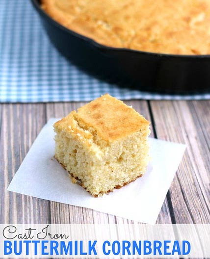 Cast Iron Buttermilk Cornbread