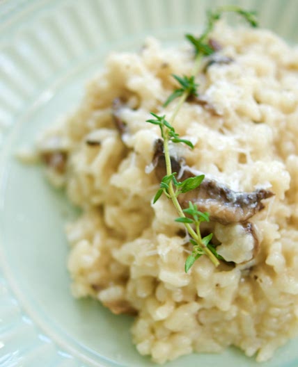 Pressure Cooker Easy Mushroom Risotto