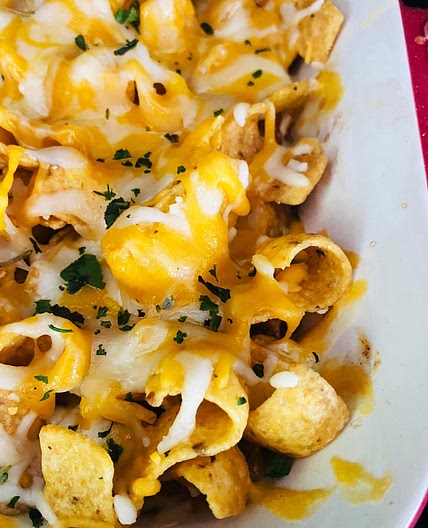 Smoked Chili Walking Taco Casserole