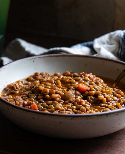 Bacon and Lentil Soup