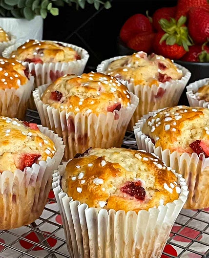 Strawberry Muffins Recipe