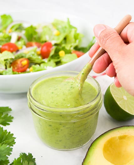 Creamy Lime Avocado Dressing