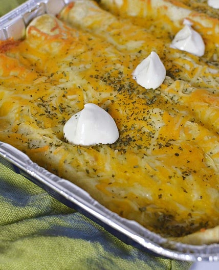 Healthy Chicken Enchiladas