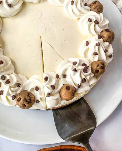 Cookie Dough Cheesecake with Brownie Crust