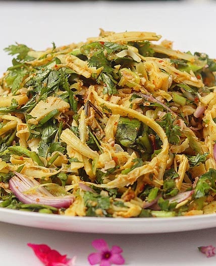 Bamboo Shoot Larb [Laab] (Laj Ntsuag Xyoob)