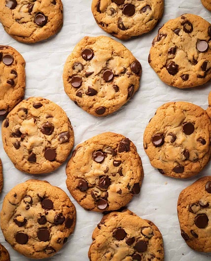Oat Flour Chocolate Chip Cookies